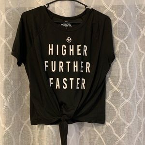Captain Marvel Shirt “higher faster further”
